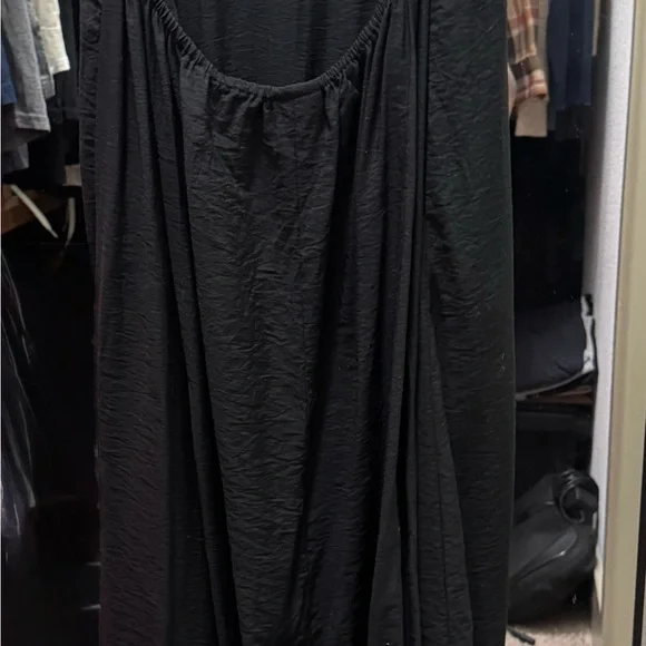 Women's Open Back Maxi Dress - A New Day™ Black - Picture 4 of 6